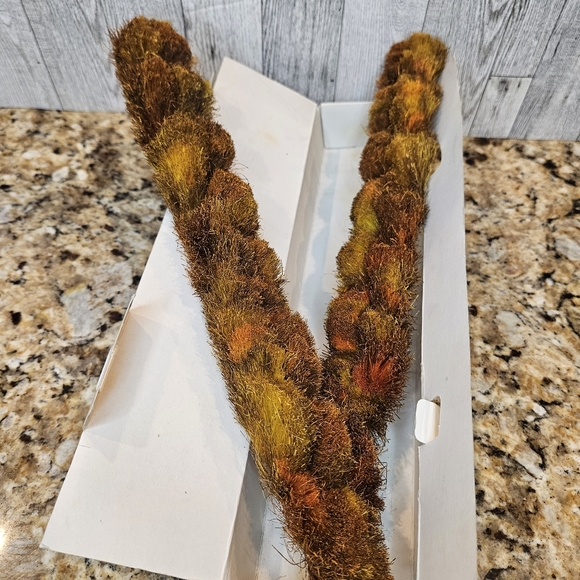 Dept 56 Flexible Autumn Hedges Set of 2 in box  Retired Collectible Holiday 1998 - Picture 13 of 15